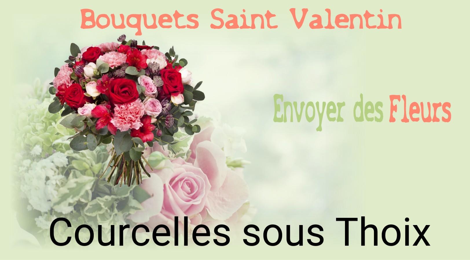 Roses de Saint-Valentin livrées à Courcelles-sous-Thoix